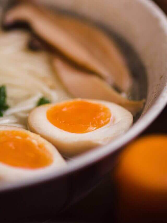 Half boiled egg benefits